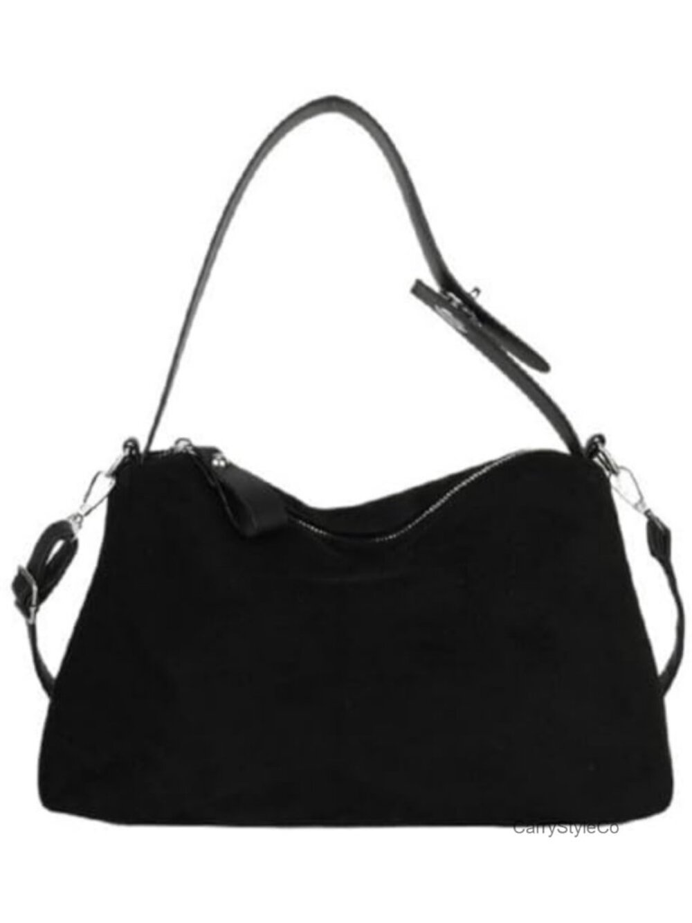 Suede Velvet Hobo Tote Bag Vintage Crossbody Shoulder Handbag